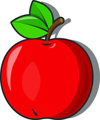 Apple on a light background.