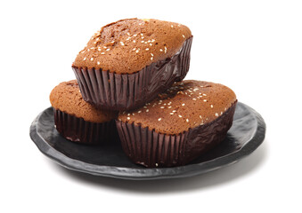 Jujube Cake on a white background 