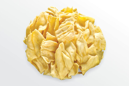 Papdi Gathiya or gathia, ganthia, ganthiya, papadi, Fafada is a very popular Gujarati snack, Pouch Packing Namkeen or namkin Common Street Food.