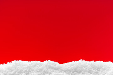 Festive red christmas and white snow backgrounds