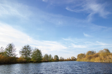 river in autumn