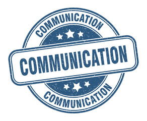 Fototapeta premium communication stamp. communication label. round grunge sign