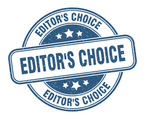 editor's choice stamp. editor's choice label. round grunge sign