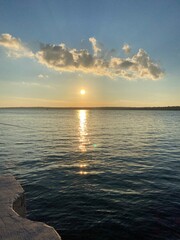 Obraz premium sunset on the sea