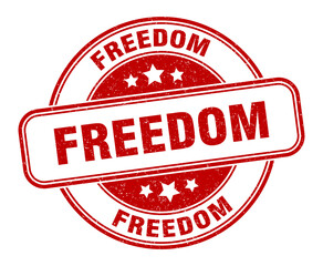 freedom stamp. freedom label. round grunge sign