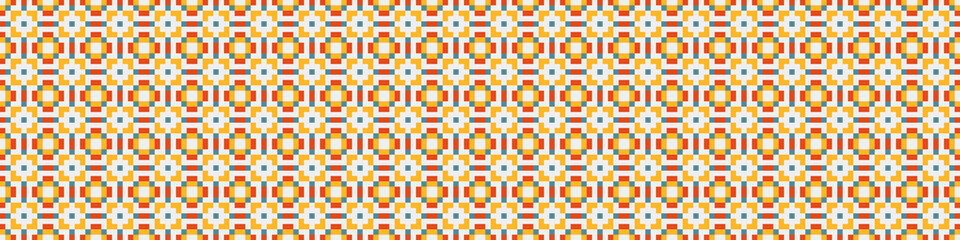 Abstract Cross Pattern Dots Logo generative computational art illustration