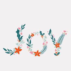 Merry Christmas and Happy New Year greetings card