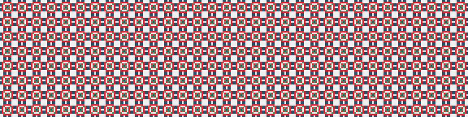 Fototapeta premium Abstract Cross Pattern Dots Logo generative computational art illustration