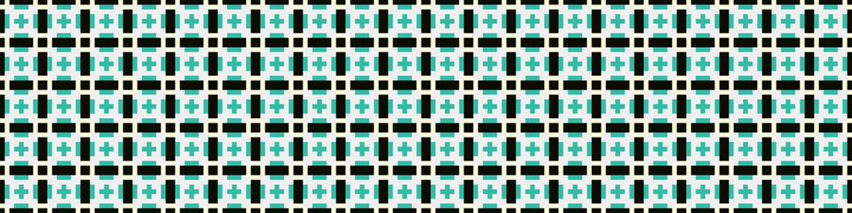 Abstract Cross Pattern Dots Logo generative computational art illustration