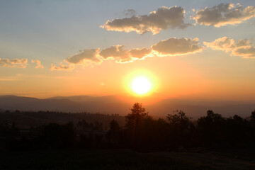 Sunset in the peruvian andes (Ayacucho)