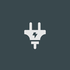 Obraz premium Power Plug - Tile Icon