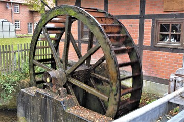 old wooden wheel