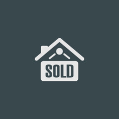Home Sold Sign - Tile Icon