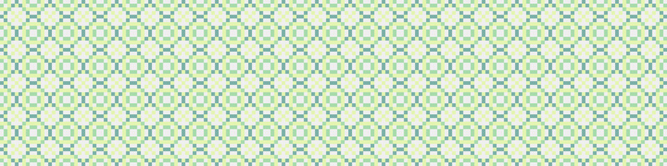 Fototapeta premium Abstract Cross Pattern Dots Logo generative computational art illustration