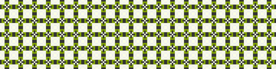 Abstract Cross Pattern Dots Logo generative computational art illustration