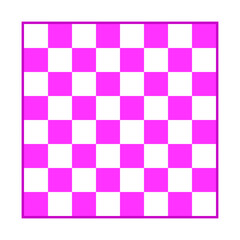 Chess board icon on white.