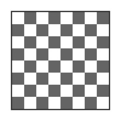 Fototapeta premium Chess board icon on white.