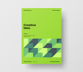 Vertical corporate identity A4 report cover. Abstract geometric vector business presentation design layout. Amazing company front page illustration brochure template.
