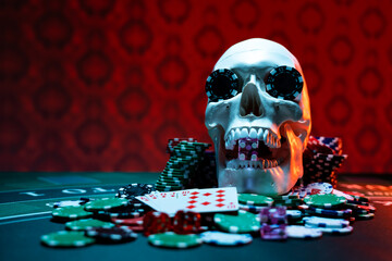 Casino Black Jack table