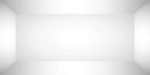 3D exhibition booth. White board banner. Square corner. Vector white empty geometric square. Blank template