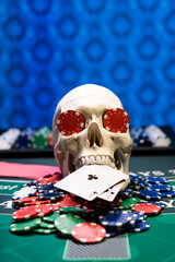 Casino Black Jack table