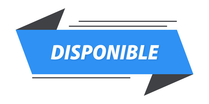 disponible banni&egrave;re