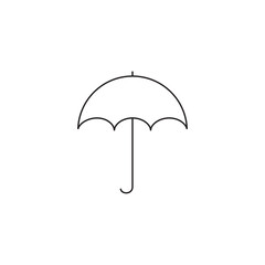 umbrella icon symbol sign vector