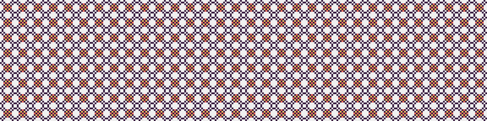 Abstract Cross Pattern Dots Logo generative computational art illustration