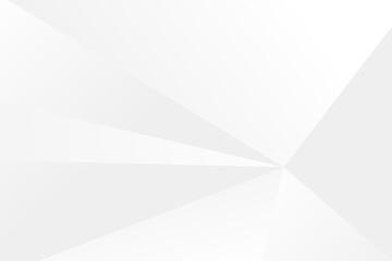 Abstract geometric modern design white and gray gradient background.