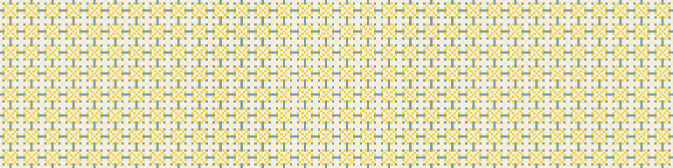 Abstract Cross Pattern Dots Logo generative computational art illustration