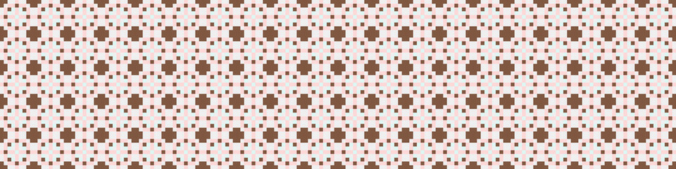 Abstract Cross Pattern Dots Logo generative computational art illustration