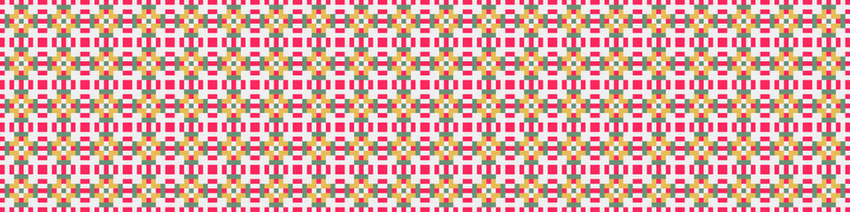 Abstract Cross Pattern Dots Logo generative computational art illustration