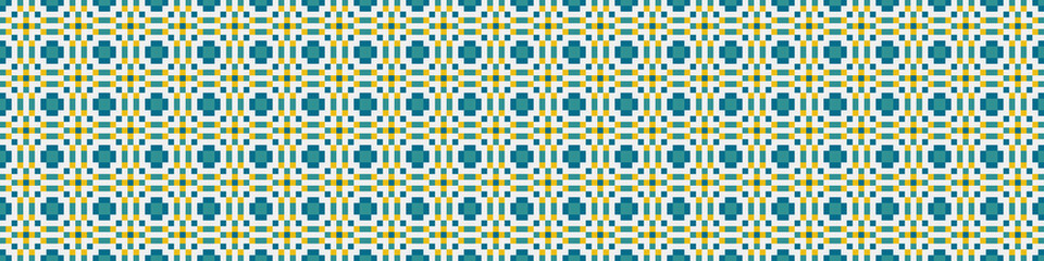 Abstract Cross Pattern Dots Logo generative computational art illustration