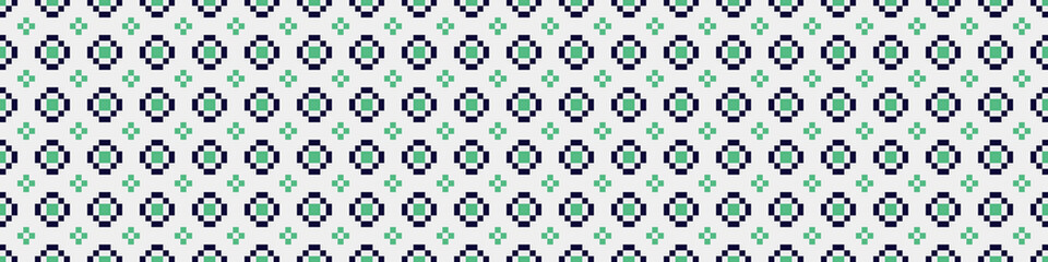 Abstract Cross Pattern Dots Logo generative computational art illustration