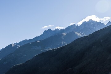 Fototapeta premium Valais en Suisse mont velan