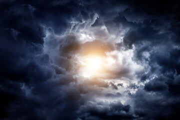 Cloudscape with a Light
