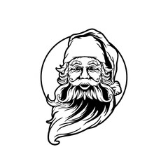 santa claus merry christmas illustration