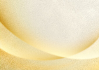 光る曲線の交差　高級感のある背景素材（ゴールド）