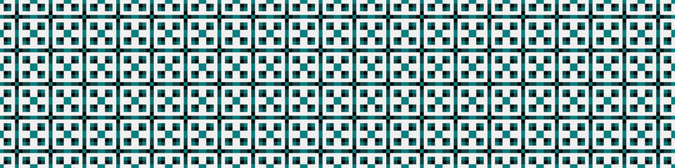 Fototapeta premium Abstract Cross Pattern Dots Logo generative computational art illustration