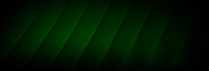 Dark green abstract background for wide banner