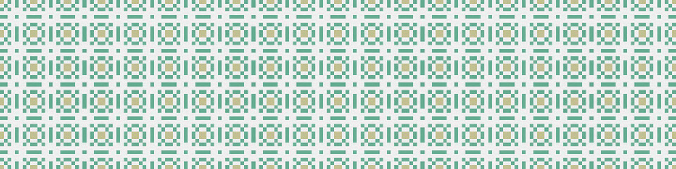 Fototapeta premium Abstract Cross Pattern Dots Logo generative computational art illustration