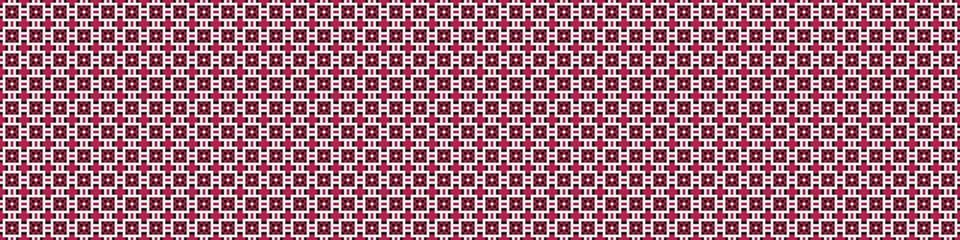 Fototapeta premium Abstract Cross Pattern Dots Logo generative computational art illustration