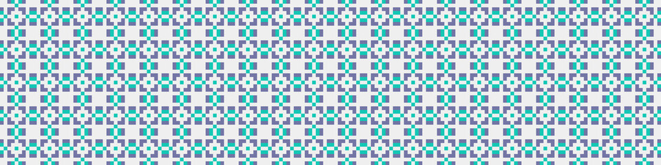 Fototapeta premium Abstract Cross Pattern Dots Logo generative computational art illustration