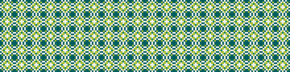 Abstract Cross Pattern Dots Logo generative computational art illustration