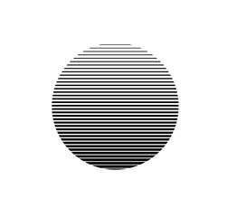 Minimalistic geometric design for logo black and white color. Si