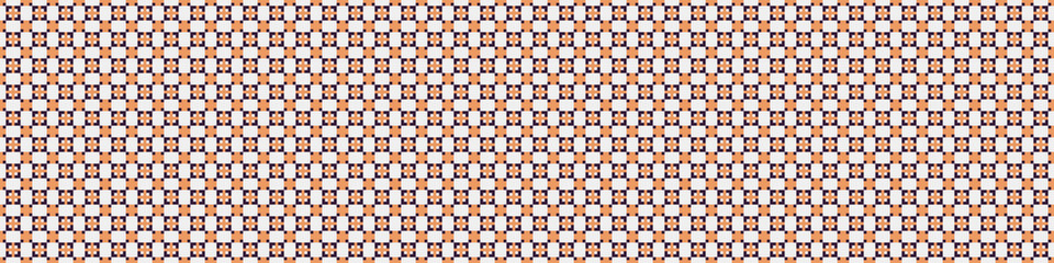 Fototapeta premium Abstract Cross Pattern Dots Logo generative computational art illustration