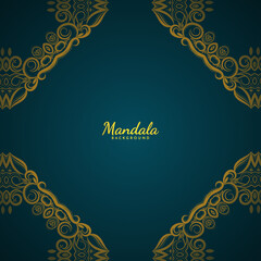 decorative background with stylish mandala design