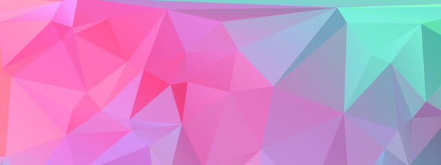 Abstract Color Polygon Background Design, Abstract Geometric Origami Style With Gradient. Presentation,Website, Backdrop, Cover,Banner,Pattern Template