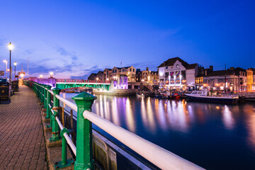 Obraz premium Weymouth Harbour Bridge in summer 