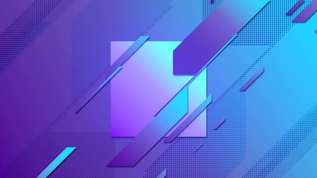 Reveal square badge for concept design with alpha matte. 3D rendering. 4K, UHD